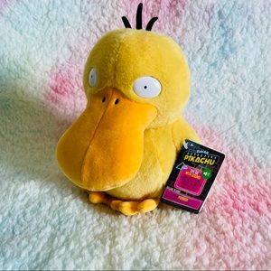 NWT - Pokemon Detective Pikachu Talking Deluxe Psyduck Pokémon Plush - 7 In.